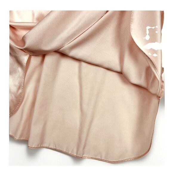 VTG Miss Elaine Lt Pink Nightgown Lingerie Embroidered Floral Pocket Womens SZ M - Picture 8 of 10